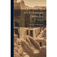 An Egyptian Opinion: Egypt and the Right of Nations