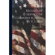 Record of Service of Company K, 150th O. V. I. 1864