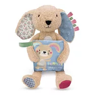 Sensory Snuggables Medium Plush Rabbit with Cloth Book