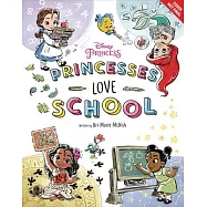 迪士尼公主愛上學 故事繪本Disney Princess: Princesses Love School!