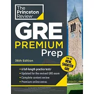 Princeton Review GRE Premium Prep, 36th Edition: 6 Practice Tests + Review & Techniques + Online Tools