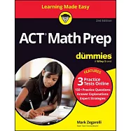 ACT Math Prep for Dummies with Online Practice