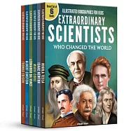 Illustrated Biography for Kids: Extraordinary Scientists Who Changed the World: Set of 6 Books