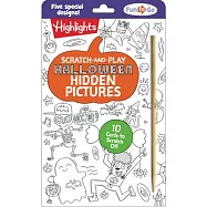 Scratch-And-Play Halloween Hidden Pictures