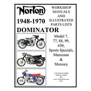 Norton 1949-1970 Dominator Workshop Manuals & Illustrated Parts Lists Model 7, 77, 88, 99, 650, Sports Specials