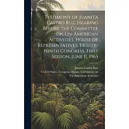 Testimony of Juanita Castro Ruz. Hearing Before the Committee on Un-American Activities, House of Representatives