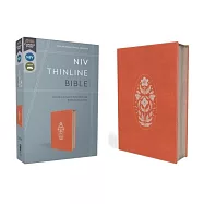 Niv, Thinline Bible, Leathersoft, Coral, Zippered, Red Letter, Comfort Print