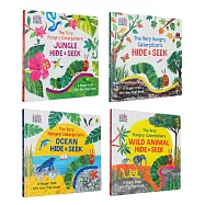 翻翻遊戲硬頁套書：好餓的毛毛蟲躲貓貓(4冊附書盒)The Very Hungry Caterpillar: Hide and Seek Collection