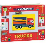 滑滑軌道 硬頁遊戲書(卡車)+ 故事音檔Make Tracks: Trucks
