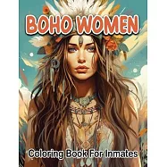 Boho woman coloring book for inmates