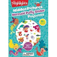 Mermaid Hidden Pictures Puffy Sticker Playscenes
