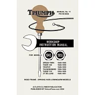 TRIUMPH 1945-1955 PRE-UNIT 650cc, 500cc & 350cc TWINS - FACTORY MANUAL No.11