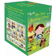 Usborne入門分級讀本有聲套書《My First Reading Library》(50本可掃QR Code聽故事，3歲以上適讀)我的小小外文圖書館