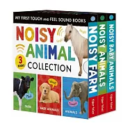 My First Noisy Touch and Feel Sound Book Boxed Set: Noisy Baby Animals; Noisy Farm; Noisy Animals