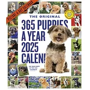 365 Puppies-A-Year Picture-A-Day Wall Calendar 2025