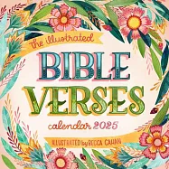 Illustrated Bible Verses Wall Calendar 2025: Timeless Wise Words of the Bible