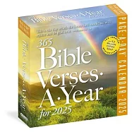 365 Bible Verses-A-Year Page-A-Day Calendar 2025: Timeless Words from the Bible to Guide, Comfort, and Inspire