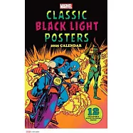 Marvel Classic Black Light 2025 Poster Calendar