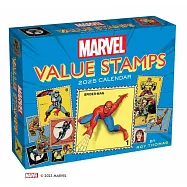 Marvel Value Stamps 2025 Day-To-Day Calendar