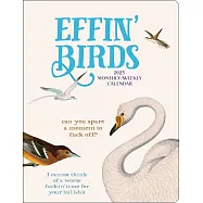 Effin’ Birds 12-Month 2025 Monthly/Weekly Planner Calendar