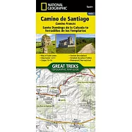 Camino de Santiago 2 of 4 Map [Santo Domingo de la Calzada to Terradillos de Los Templarios]