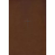 Niv, Quest Study Bible, Large Print, Leathersoft, Brown, Comfort Print: The Only Q and A Study Bible
