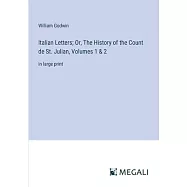 Italian Letters; Or, The History of the Count de St. Julian, Volumes 1 & 2: in large print
