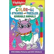 Adorable Animal Hidden Pictures Sticker Puzzles