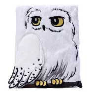哈利波特：貓頭鷹嘿美毛絨絨質感筆記本(附哈利魔杖筆)Harry Potter: Hedwig Plush Journal