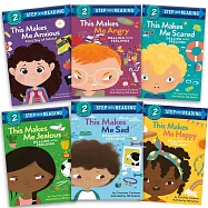 【獨家套書】做自己情緒的小主人6冊故事書 Dealing with Feelings(Step into Reading, Step 2)