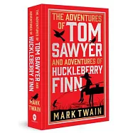 The Adventures of Tom Sawyer & Adventures of Huckleberry Finn: Deluxe Hardbound Edition