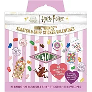 哈利波特：蜂蜜公爵糖果造型小卡片+信封組+香味貼紙 Harry Potter: Honeydukes Scratch & Sniff Super Valentines