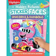 Hidden Pictures Sticker Faces: Unicorns & Rainbows