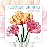 2025 Flower Spirits: Radiographs of Nature by Steven N. Meyers Mini Calendar