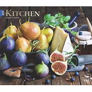 Kitchen 2025 14 X 24 Inch Monthly Deluxe Wall Calendar Foil Stamped Cover Plastic-Free Browntrout Cooking Home