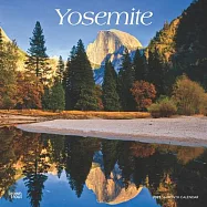 Yosemite 2025 12 X 24 Inch Monthly Square Wall Calendar Plastic-Free Browntrout USA United States of America National