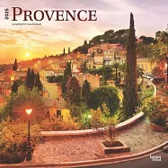 Provence 2025 12 X 24 Inch Monthly Square Wall Calendar Plastic-Free Browntrout Travel Europe France
