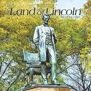 Land of Lincoln Illinois Places 2025 12 X 24 Inch Monthly Square Wall Calendar Plastic-Free Browntrout USA United