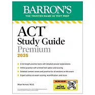 ACT Study Guide Premium, 2025: 6 Practice Tests + Comprehensive Review + Online Practice
