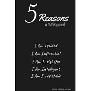 5 Reasons to NEVER give up! I Am Ignited, I Am Influential, I Am Insightful, I Am Intelligent, I Am Irresistible