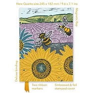 Kate Heiss: Sunflower Fields (Foiled Quarto Journal)