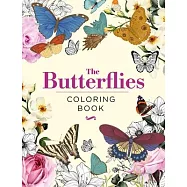 The Butterflies Coloring Book: Hardback Gift Edition