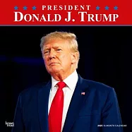 President Donald J. Trump 2025 12 X 24 Inch Monthly Square Wall Calendar Plastic-Free Browntrout Celebrity Apprentice
