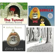 國際安徒生大獎得主-安東尼布朗 Anthony Browne 經典繪本套書(4冊合售)