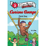 Curious George: Field Day (I Can Read Comics Level 2)