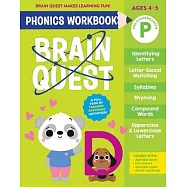 Brain Quest Phonics Workbook: Pre-Kindergarten: Volume 1