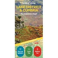 Lonely Planet Lake District & Cumbria Planning Map