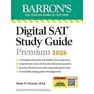 Digital SAT Study Guide Premium, 2026: 4 Practice Tests + Comprehensive Review + Online Practice