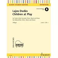 Dudas: Children at Play for Alto Recoder (or Flute or Oboe) and Piano Book with Audio Online
