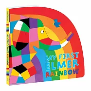 My First Elmer Rainbow: Shaped Board Book